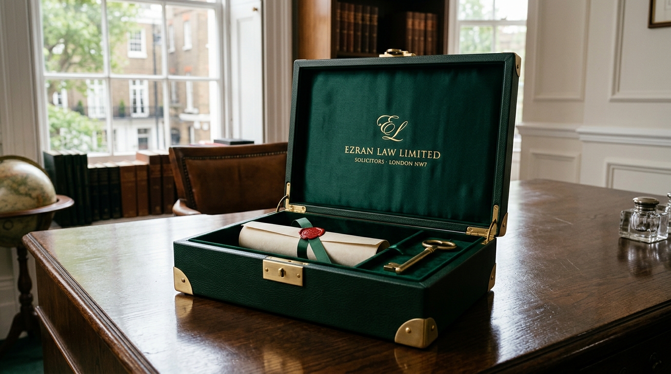 Conveyancing Completion Deed Box in British Racing Green